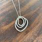 Organically Shaped Three Circle Pendant