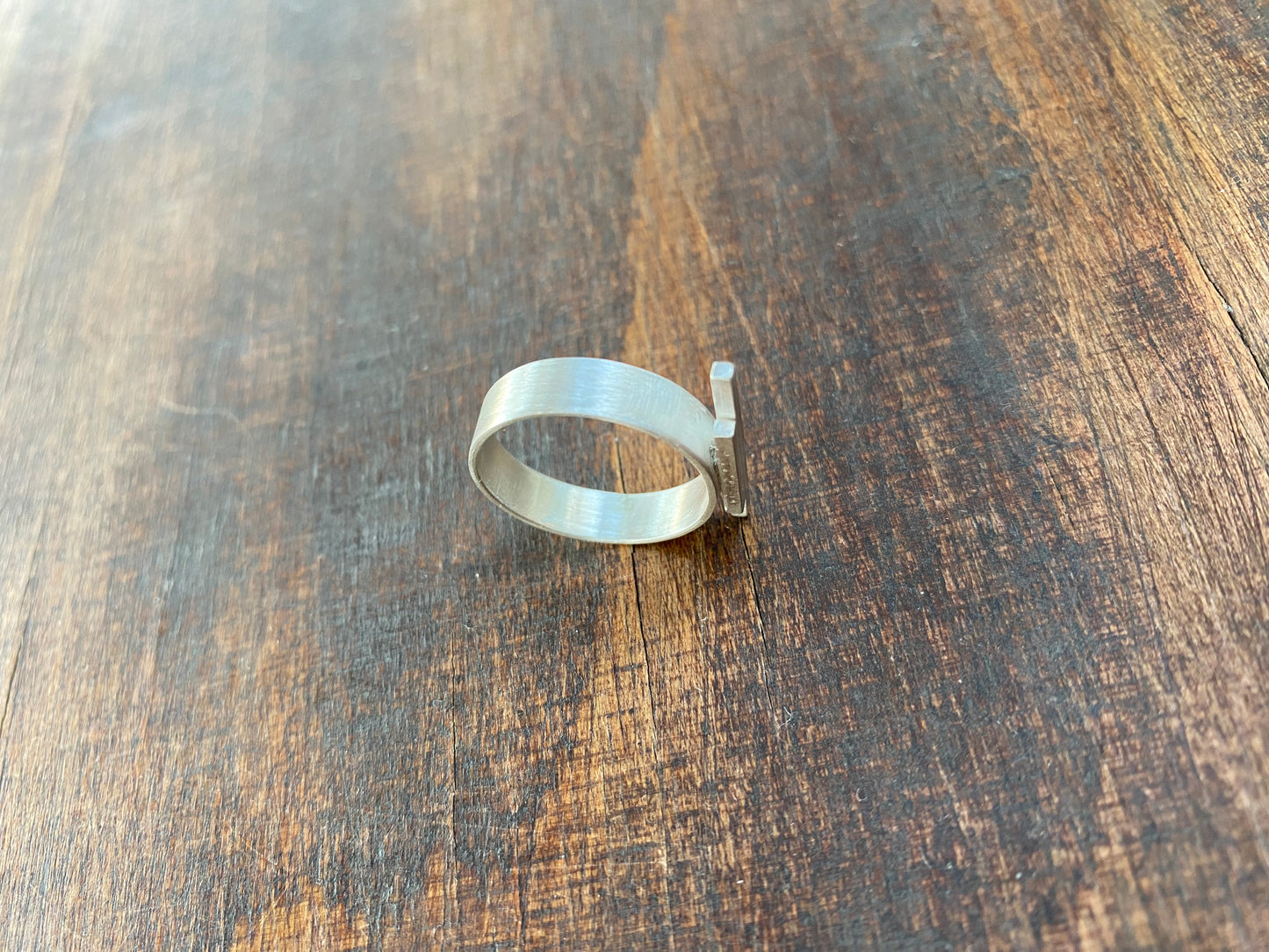 Art Deco Styled Two Bar Ring